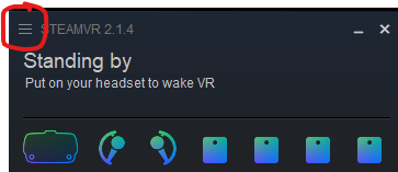 Steam VR Settings 1